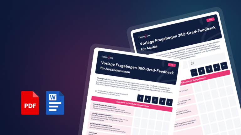 Vorlage Fragebogen 360-Grad-Feedback Ausbildung