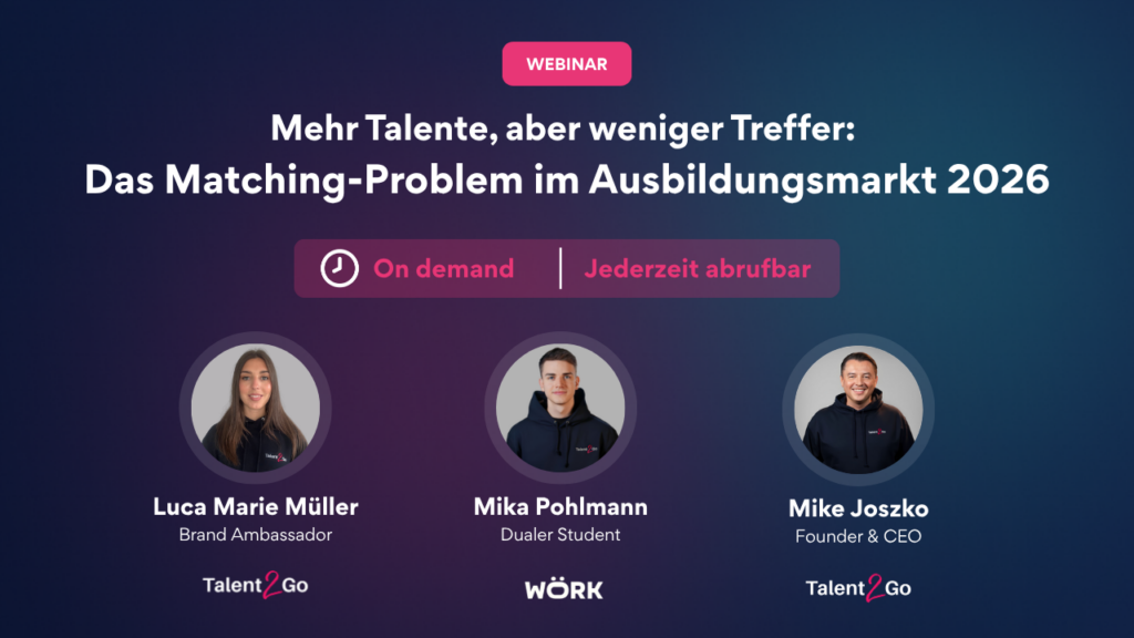 Webinar: Mehr Talente, aber weniger Treffer On Demand