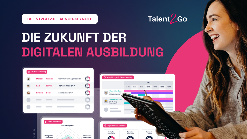 Talent2Go 2.0: Next Level Ausbildungsmanagement