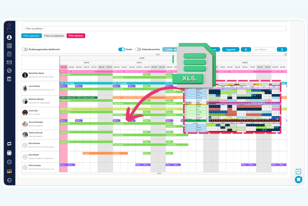 Excel-Import & einfacher Umstieg